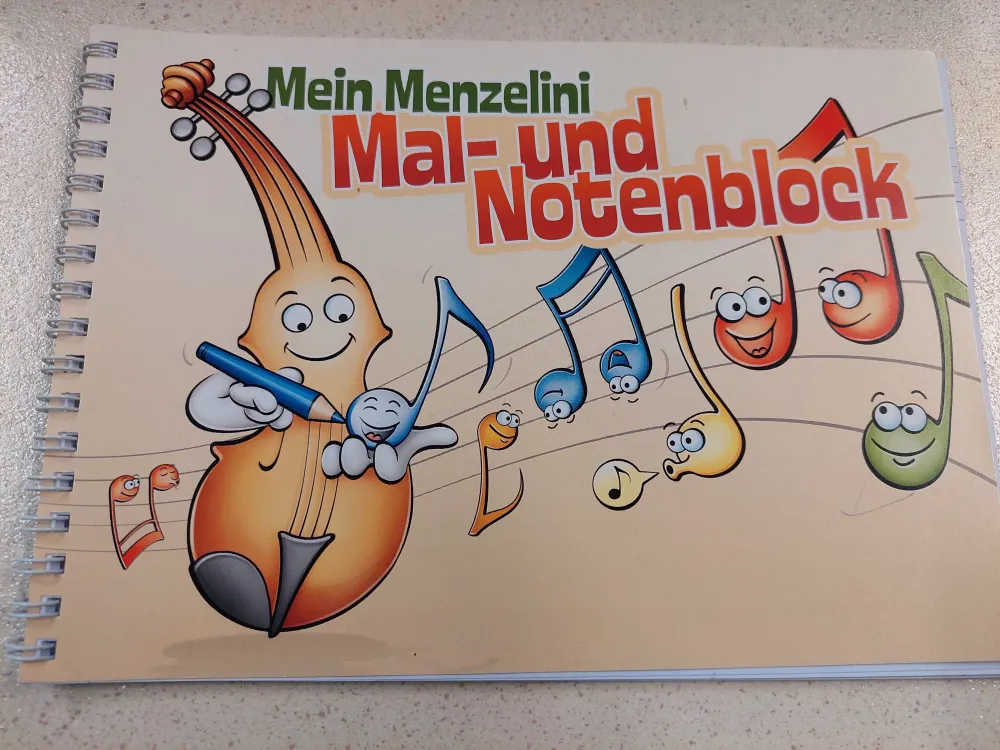 Mal- und Notenblock